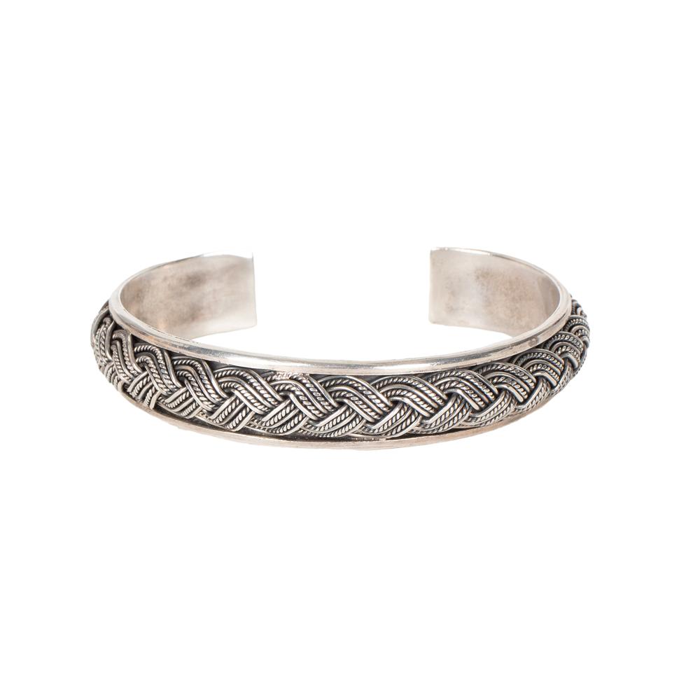 Etched Braided Cuff