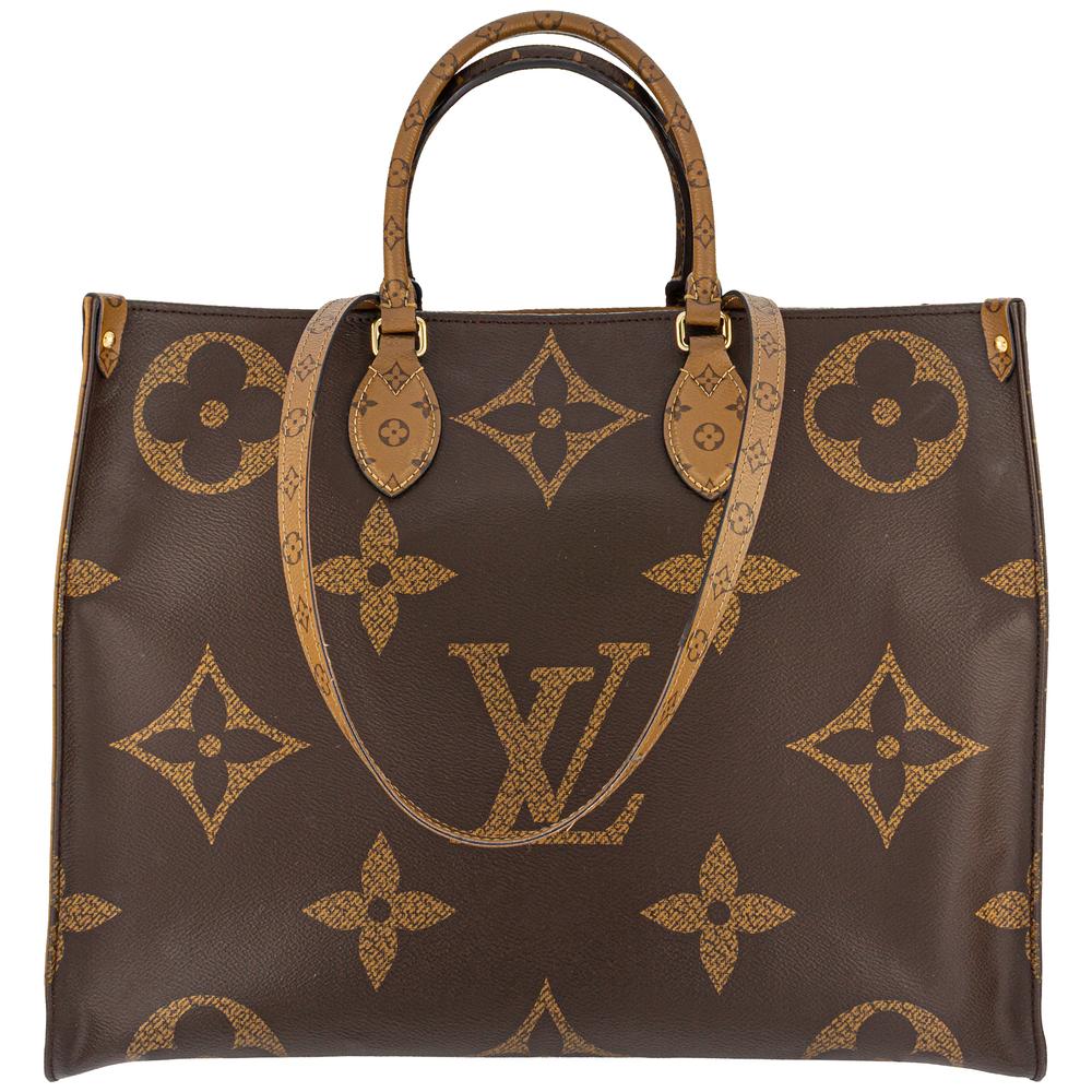 Louis Vuitton Brown Onthego Gm Handbag