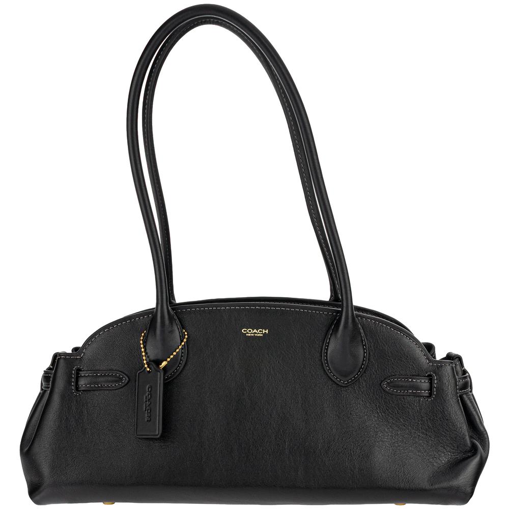 Coach Black Glazed Empire Handbag