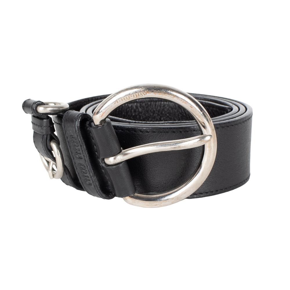 My Sister's Closet | Miu Miu Miu Miu Size 34 Solid Belt