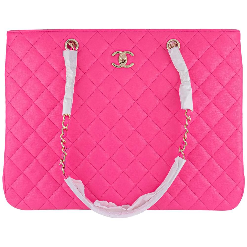 Chanel Pink Caviar Leather Handbag
