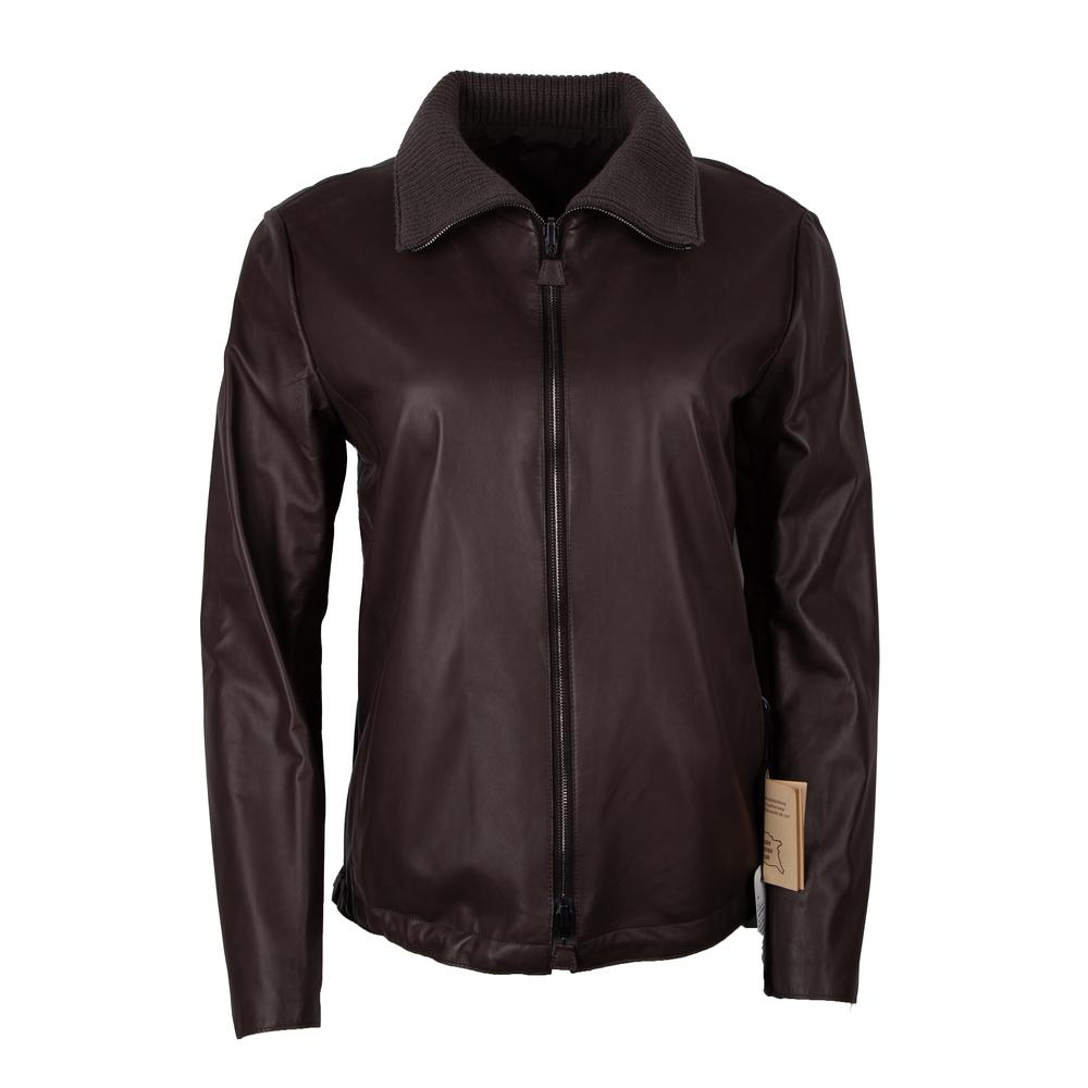 Arkis Size 8 Brown Leather Jacket