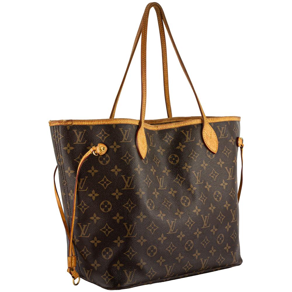 Louis Vuitton Brown Neverfull Mm Tote Bag