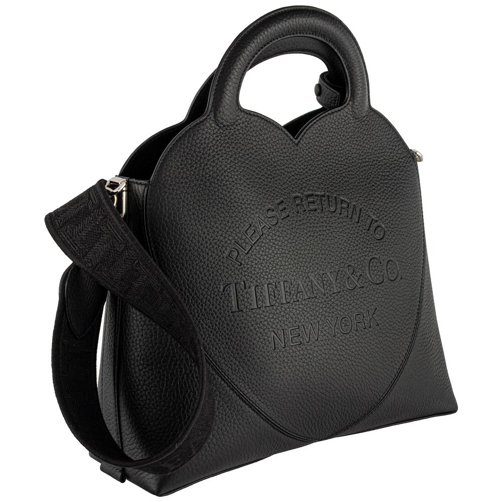 Tiffany & Co.Black Quilted Leather Handbag