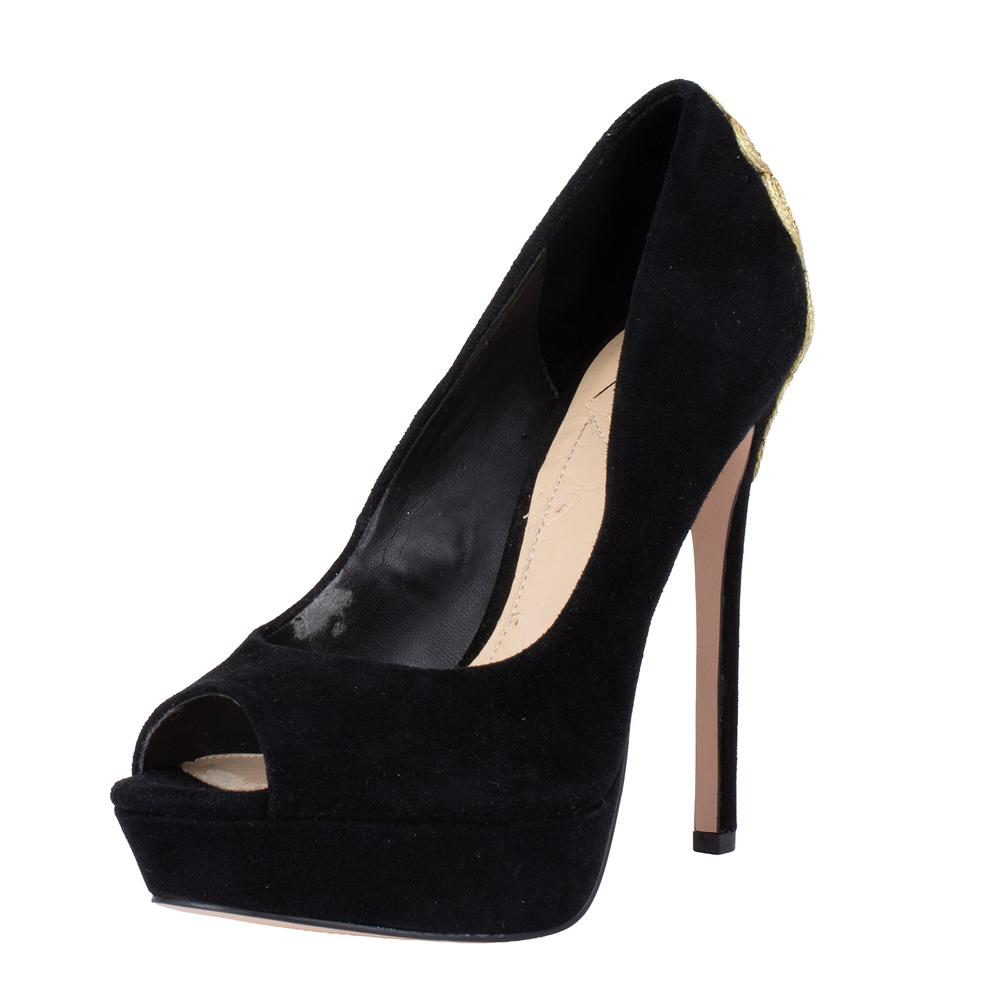 Brian Atwood Size 6.5 Black Heels