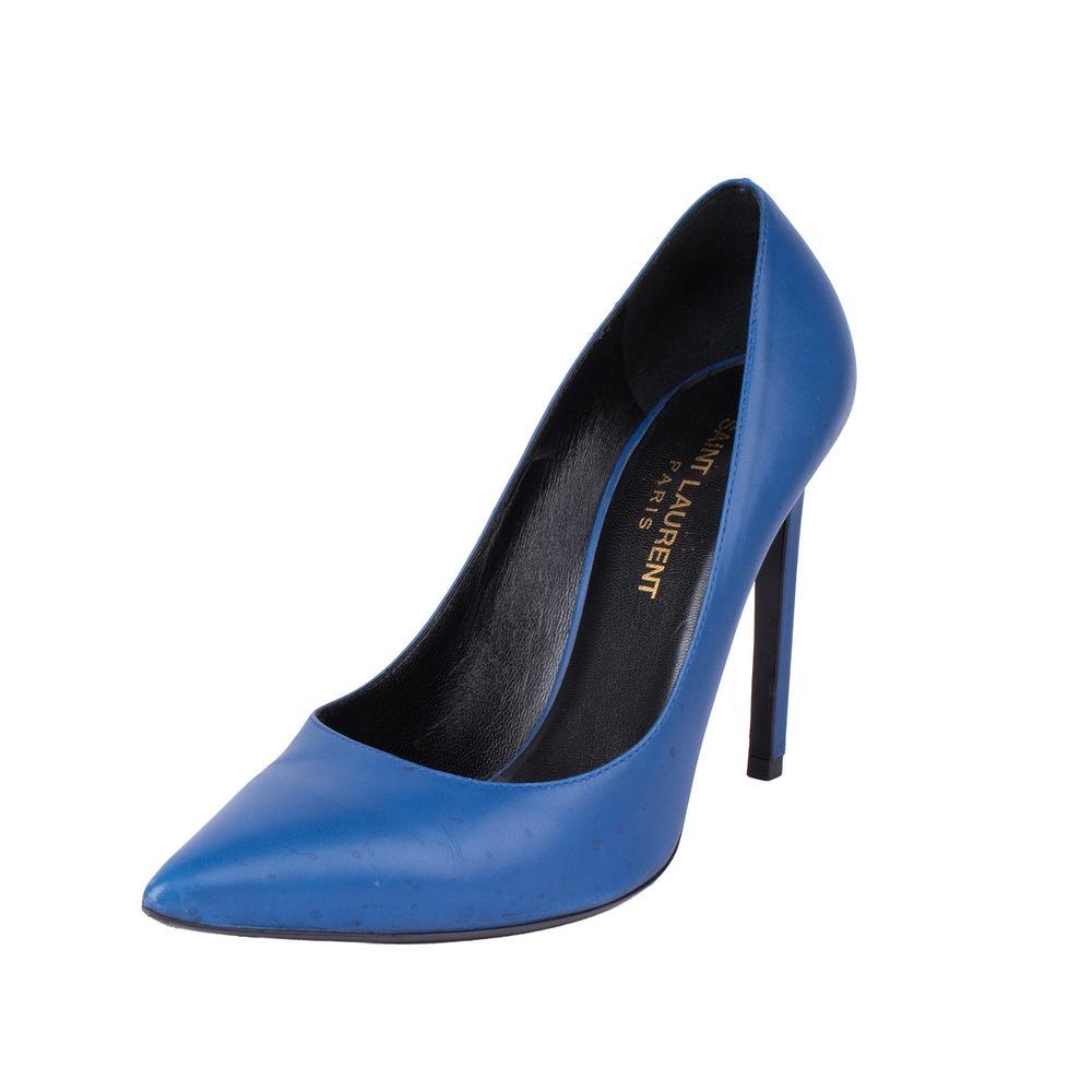 Saint Laurent Size 37.5 Blue Pumps