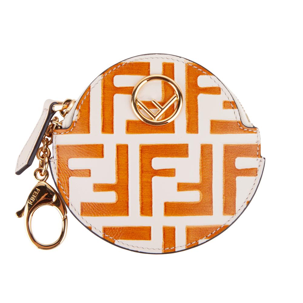 Fendi Tan Coin Pouch
