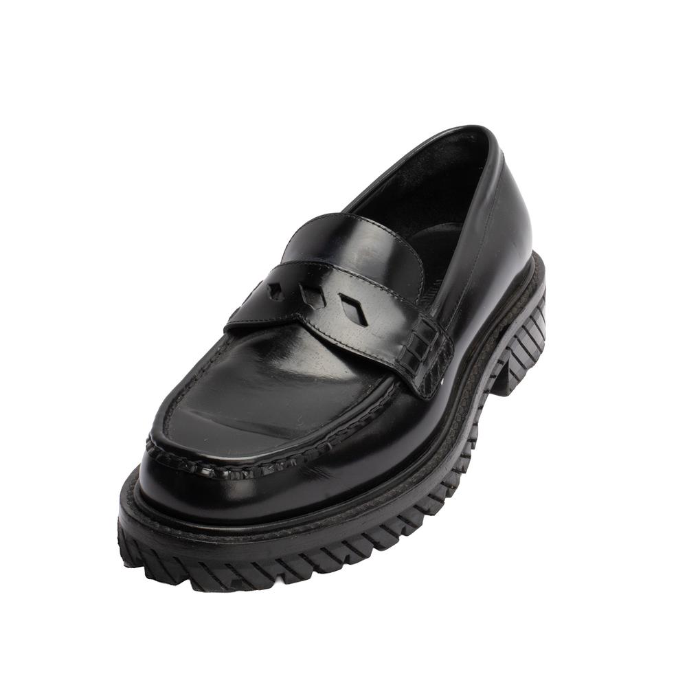 Off- White Size 39 Black Chunky Loafers