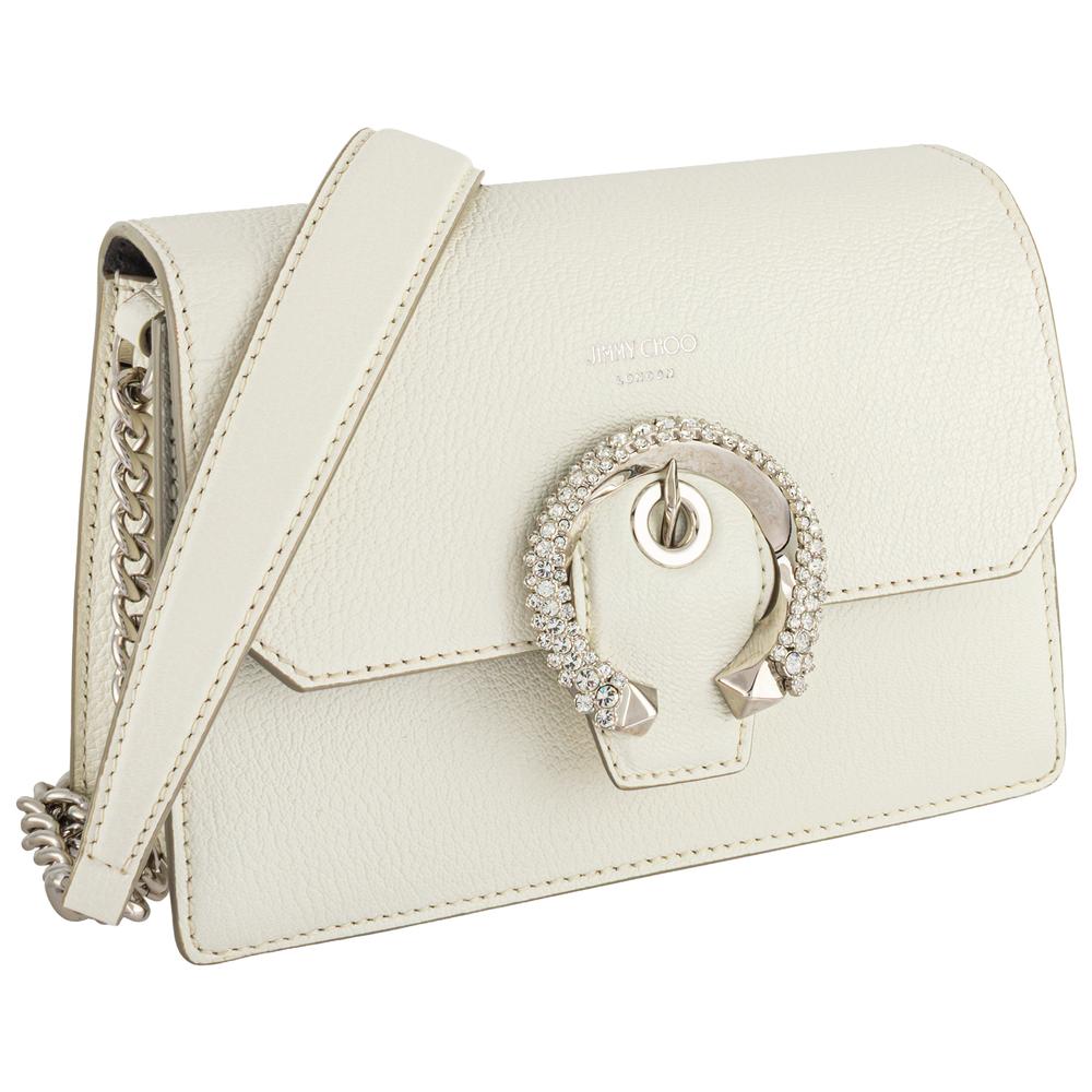 Jimmy Choo White Swarovski Crystal Crossbody