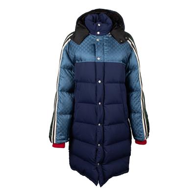 Gucci Monogram Size 46 Long Puffer Jacket