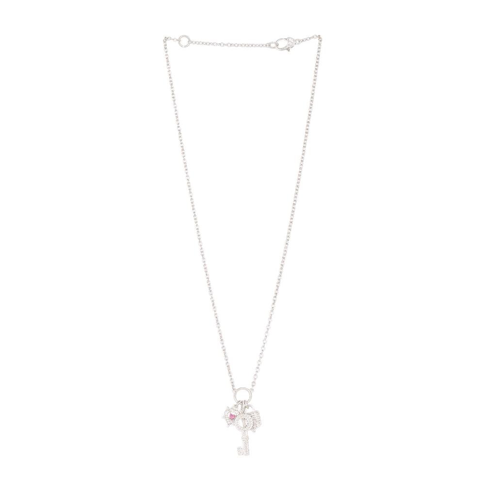 Judith Ripka Key Heart Necklace