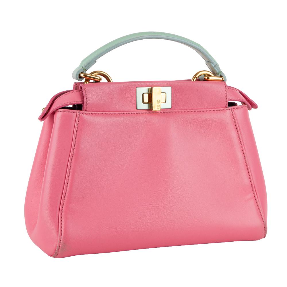 Fendi Pink Leather Handbag