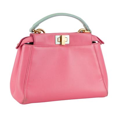 Fendi Pink Leather Handbag