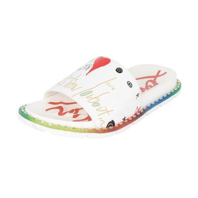 Christian Louboutin Graffiti Size 38 Slides