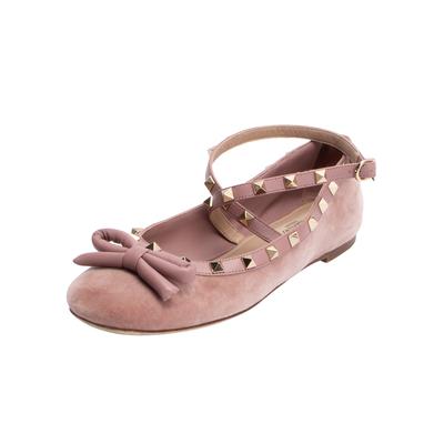 Valentino Size 37 Velvet Shoes