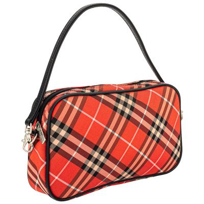 Burberry Blue Label Red Plaid Handbag
