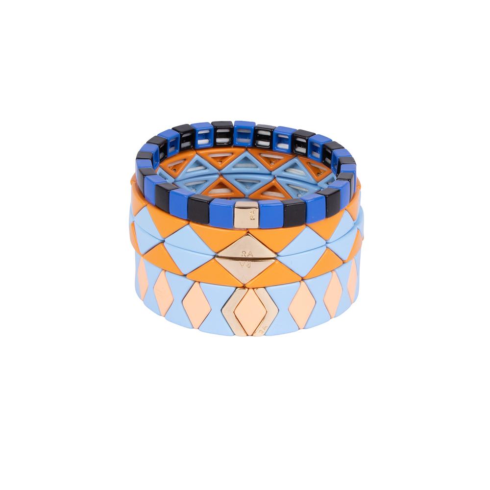 Roxanne Assoulin Enamel Bracelet Set