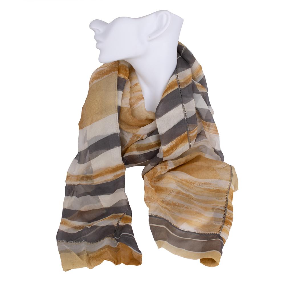 Giorgio Armani Vintage Yellow Silk Scarf