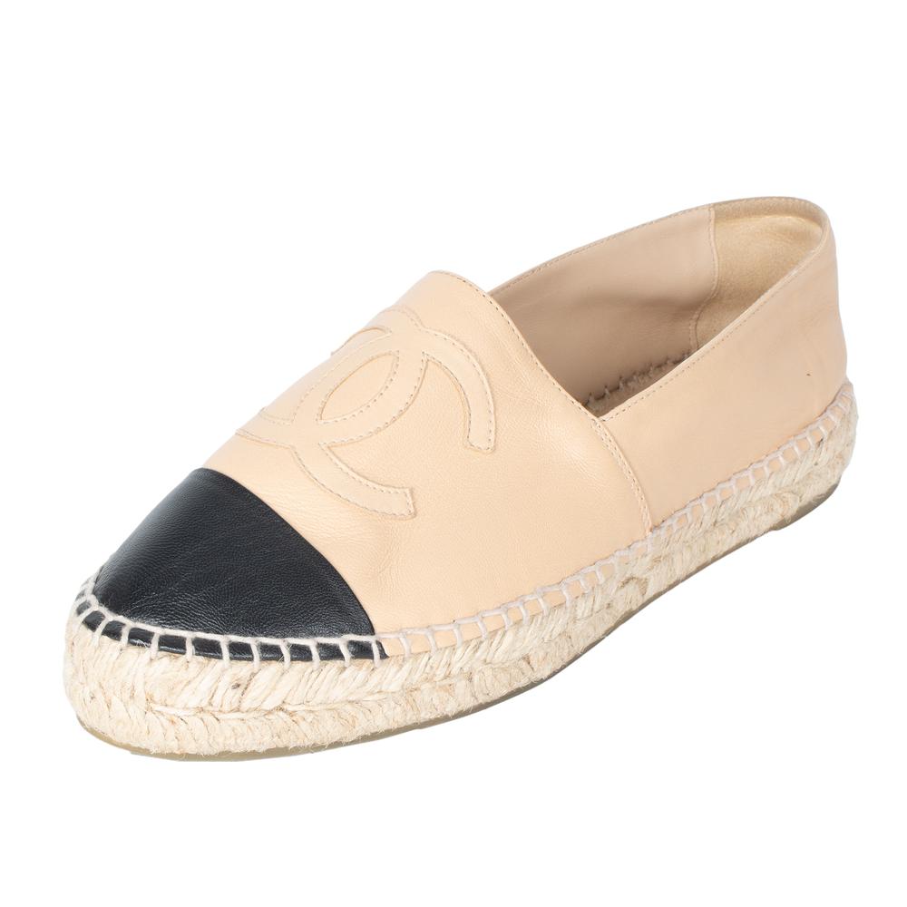 Chanel Cc Cap Toe Size 39 Espadrilles