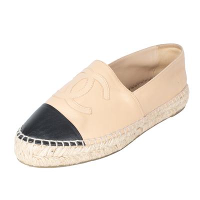 Chanel CC Cap Toe Size 39 Espadrilles