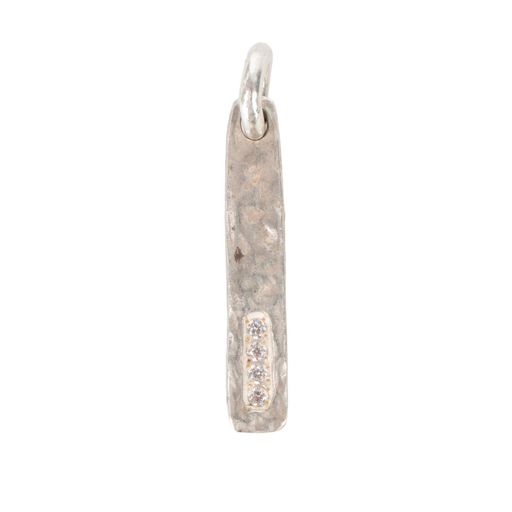 Lee Brevard Hammered Bar Pendant