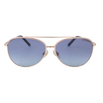 Tiffany + Co Gold Aviator Sunglasses