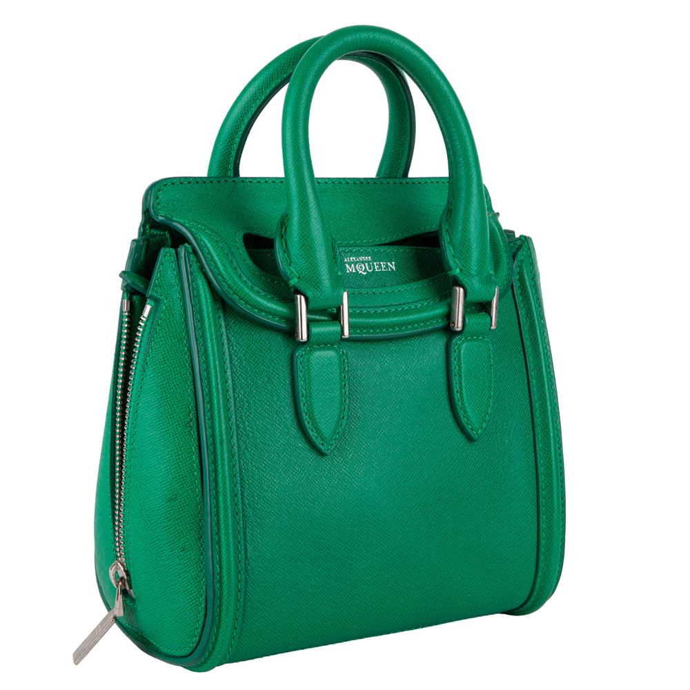 Alexander Mcqueen Green Leather Crossbody