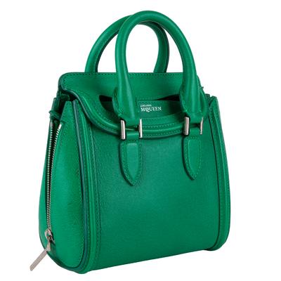 Alexander Mcqueen Green Leather Crossbody