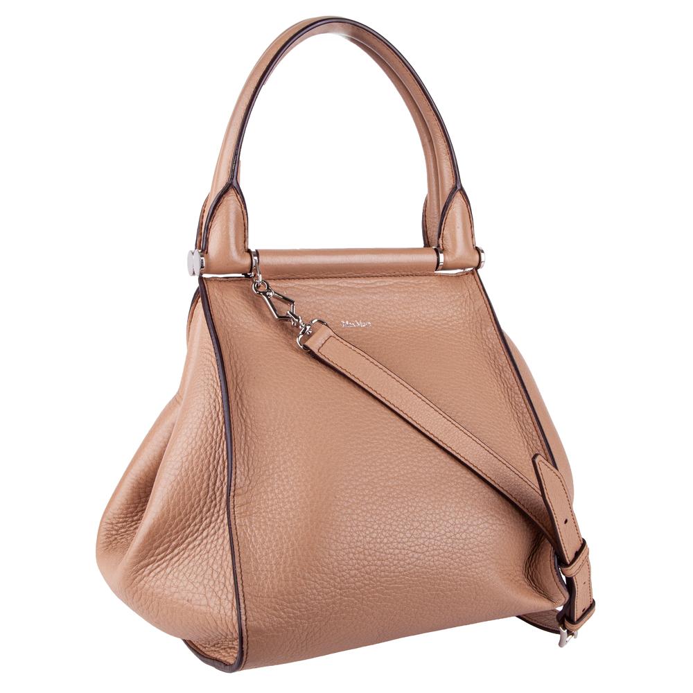Max Mara Leather Dual Strap Handbag