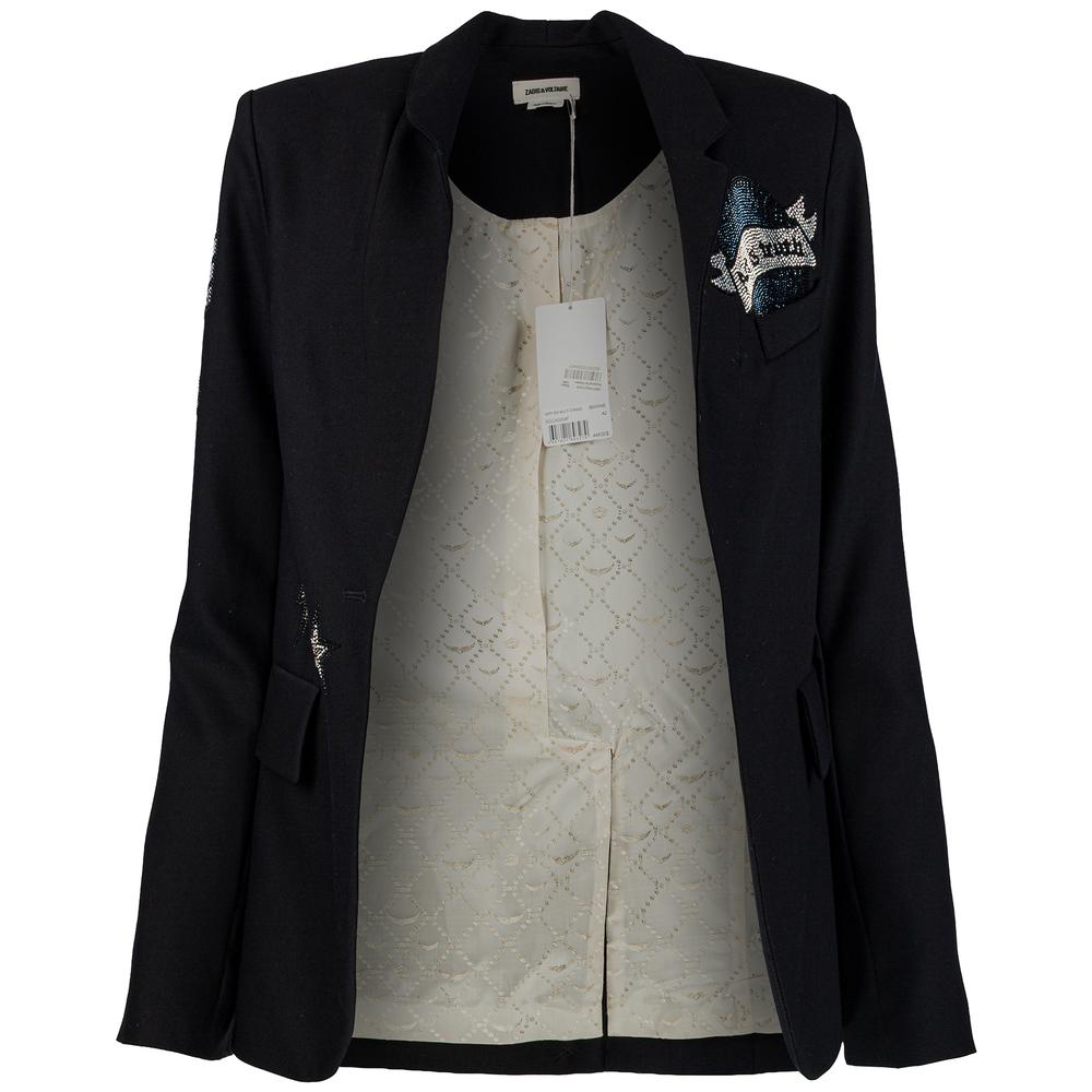 Zadig & Voltaire Size 42 Black Jacket