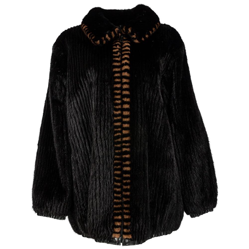 No Label Size Med Reversible Mink Coat