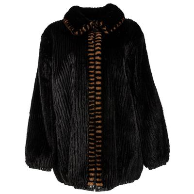 No Label Size Med Reversible Mink Coat