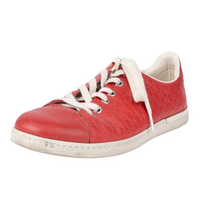 Gucci Size 37 Red Sneakers
