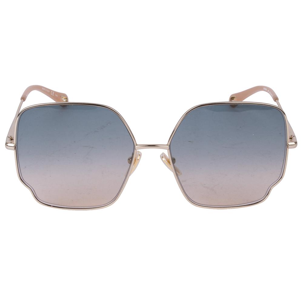 Chloe Gold Wire Frame Sunglasses