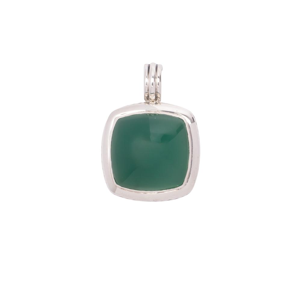 David Yurman Green Chalcedony Albion Pendant