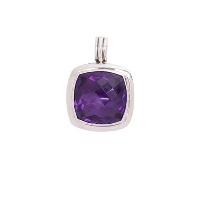 David Yurman Purple Amethyst Albion Pendant