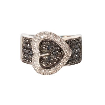 JS Heart Buckle Size 8 Ring