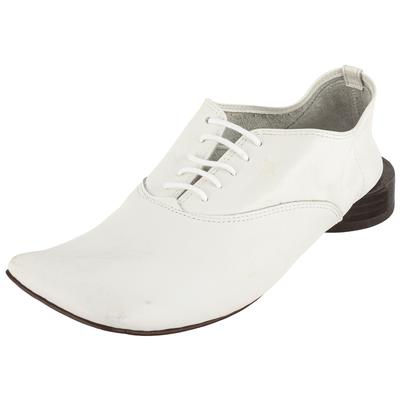 Jacquemus Size 38 White Leather Shoes