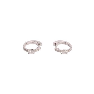 White Gold And Diamond Earrings