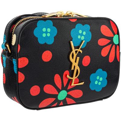 YSL Multicolor Floral Crossbody Bag