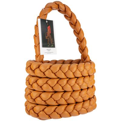 A.W.A.K.E Mode Caramel Leather Handbag