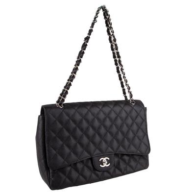 Chanel Black Maxi Single Flap Bag
