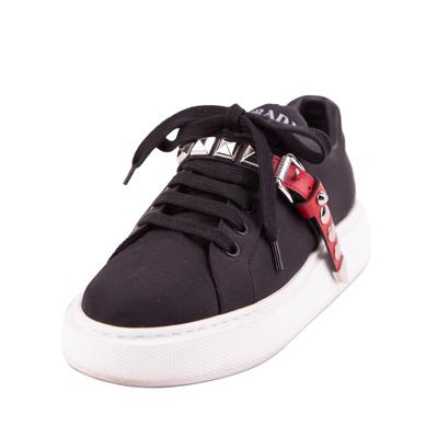 Prada Size 37 Black Platform Sneakers