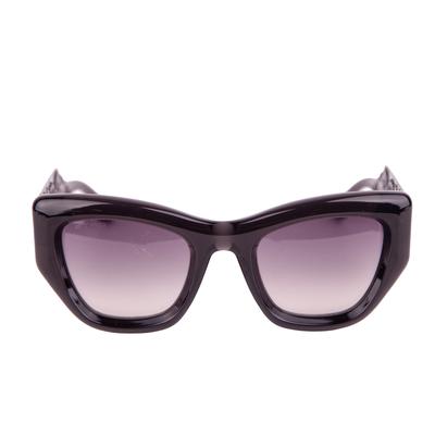Etro Black Squared Cat Eye Sunglasses
