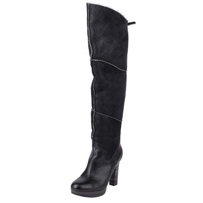 Ugg Size 6 Black Suede High Boots