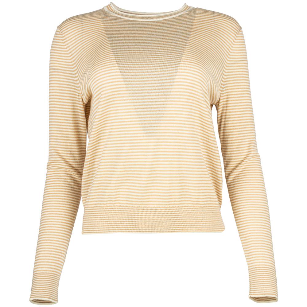 Lafayette 148 Size Med Beige Cashmere Sweater