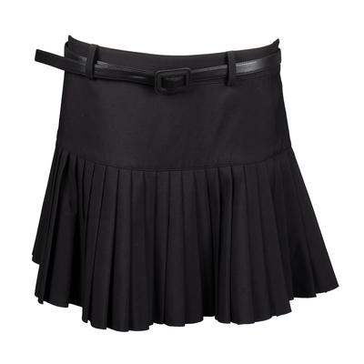 Christian Dior Belted Pleated Size 8 Mini Skirt