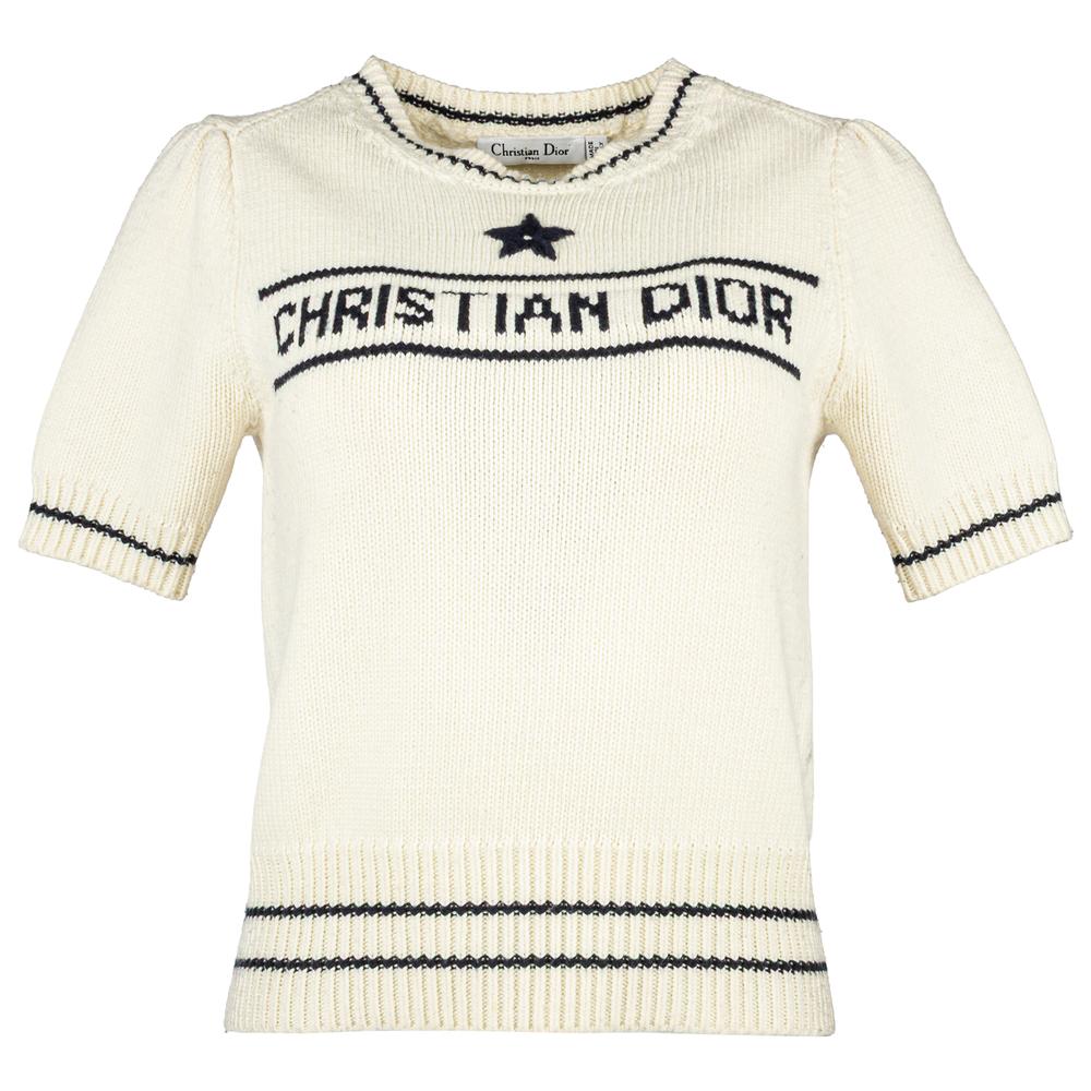 Christian Dior Size 8 Off White Sweater