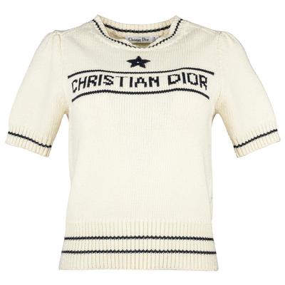 Christian Dior Size 8 Off White Sweater