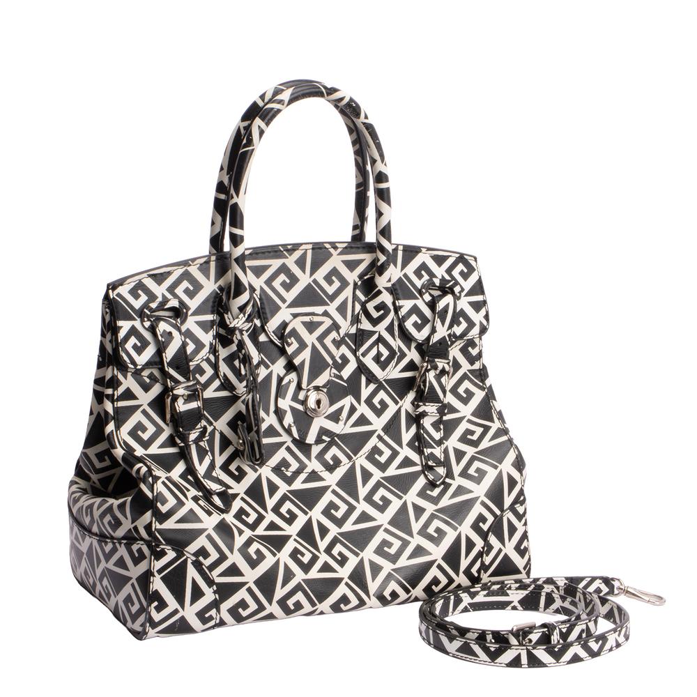 Ralph Lauren Black And White Ricky Bag